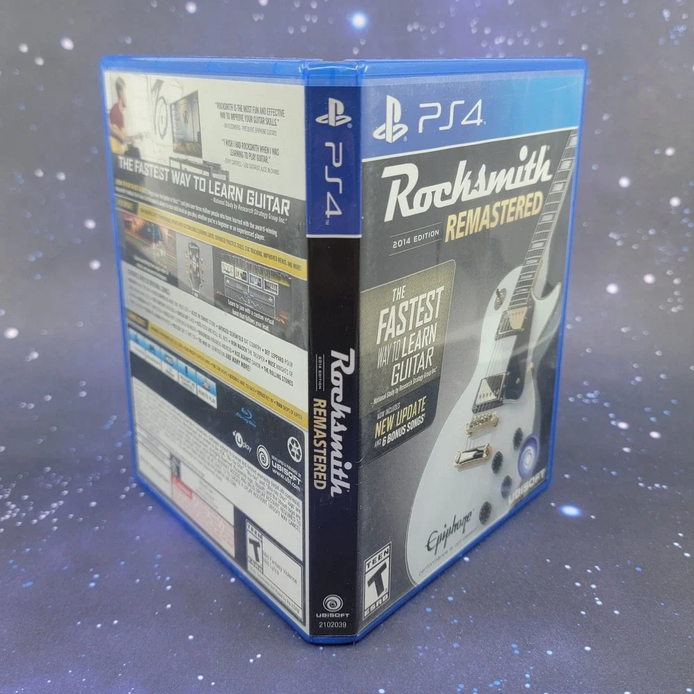 Rocksmith 2014 Edition Remastered Sony PS4 PlayStation 4 Guitar Learning Game